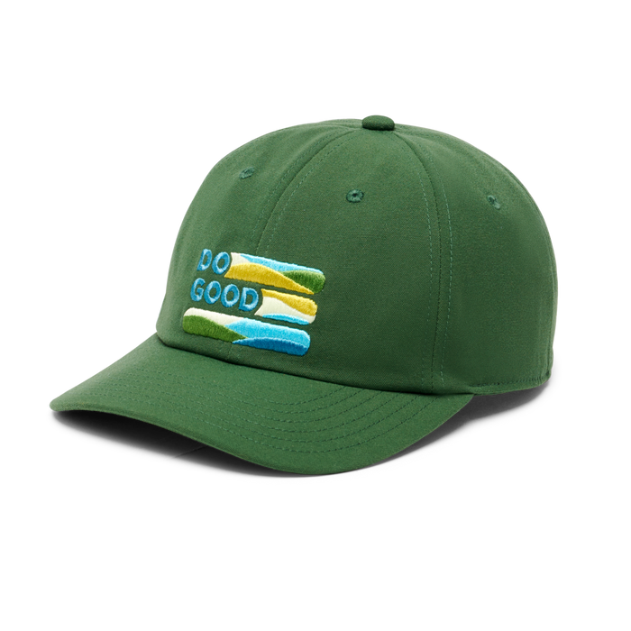 Do Good Stripe Dad Hat, Forest