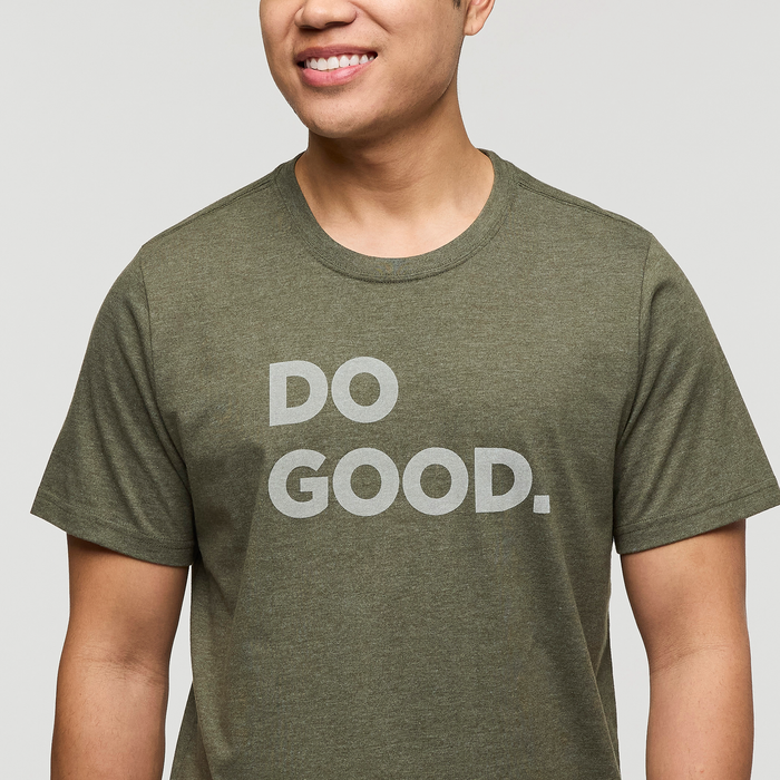 Do Good T-Shirt - Men's, Fatigue, Model Justin