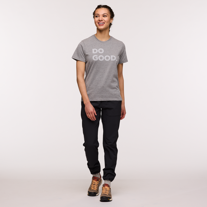 Do Good T-Shirt - Women's, Heather Grey, Model London