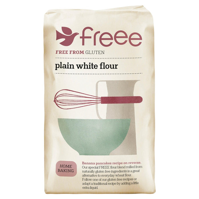 Doves Farm Freee Gluten Free Plain White Flour 1Kg product image