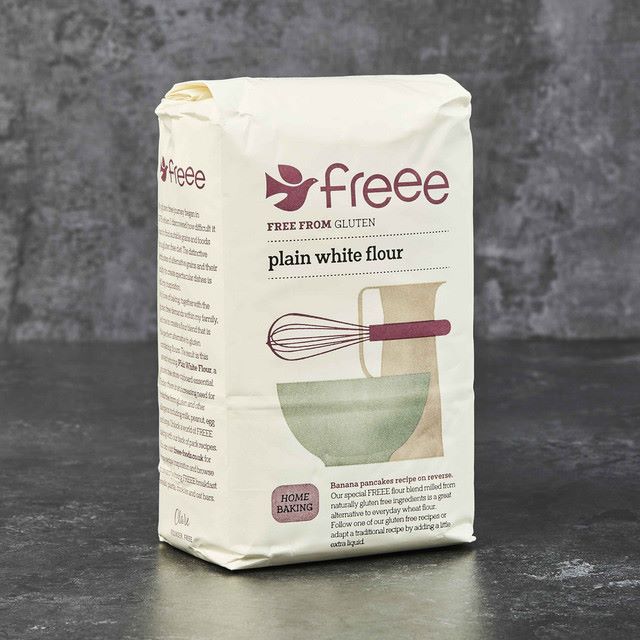 Doves Farm Freee Gluten Free Plain White Flour 1Kg