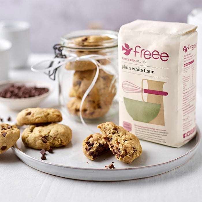 Doves Farm Freee Gluten Free Plain White Flour 1Kg