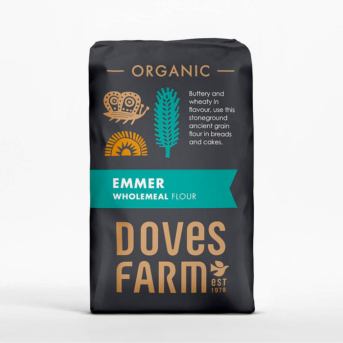 Doves Farm Organic Stoneground Wholemeal Emmer Flour 1kg product image