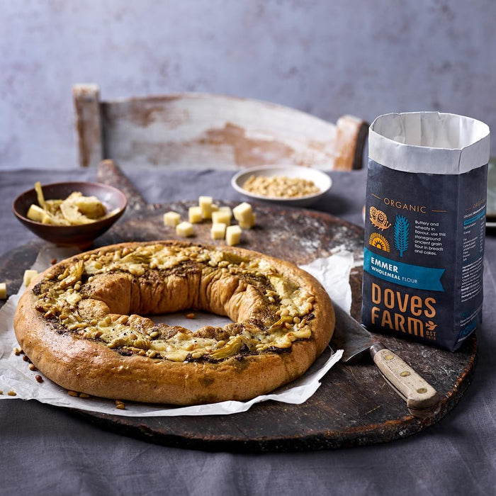Doves Farm Organic Stoneground Wholemeal Emmer Flour 1kg