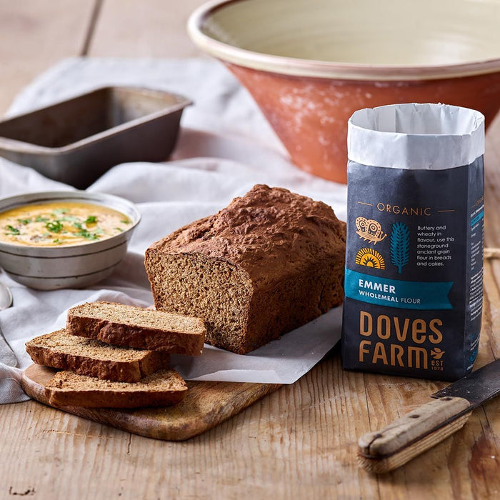 Doves Farm Organic Stoneground Wholemeal Emmer Flour 1kg