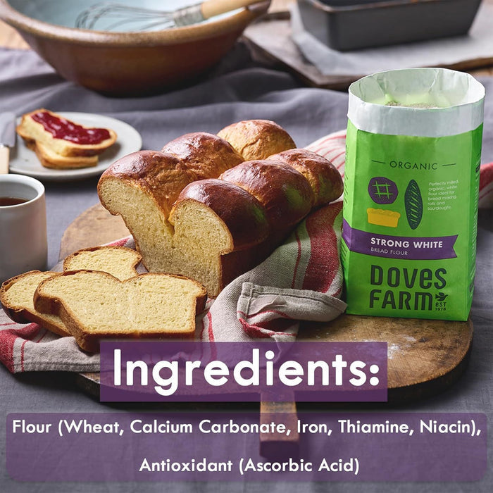Doves Farm Organic Strong White Bread Flour 1.5kg