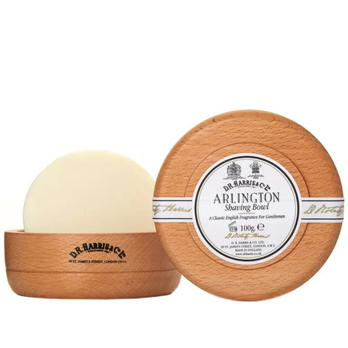 D.R.Harris & Co Arlington Shaving Soap Bowl Beech 100G