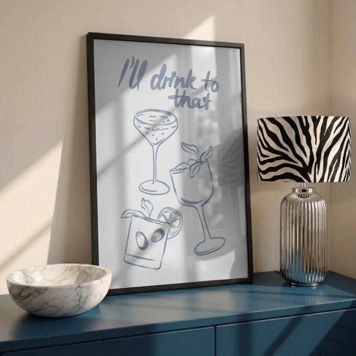 Drink to That by Lisen Vennesland in interior setting