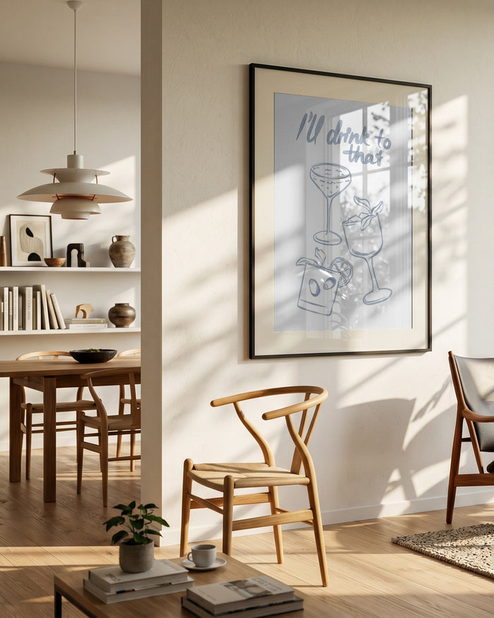 Drink to That by Lisen Vennesland in interior setting
