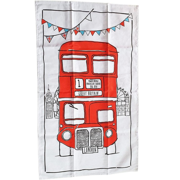 Elgate London Bus Sketch Tea Towel product image