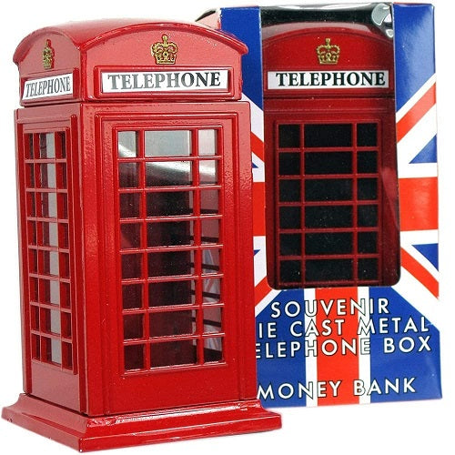Elgate Telephone Box Medium Die Cast Money Box product image