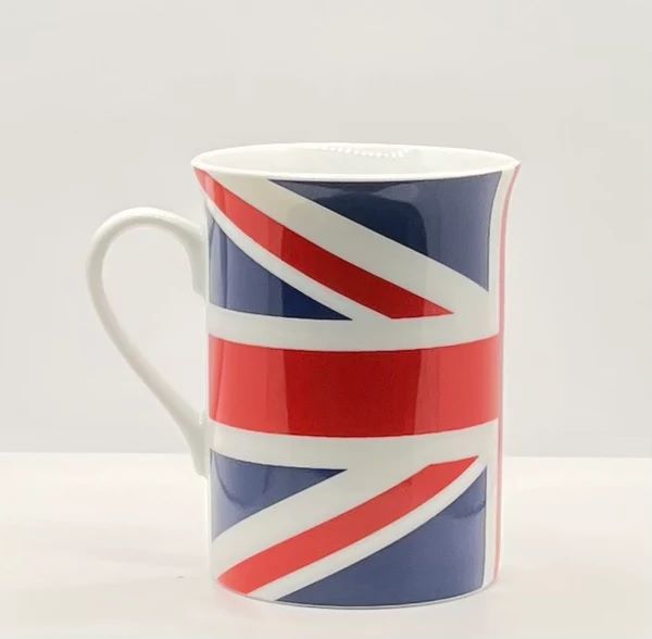 Elgate Union Jack All Over Design Lippy Mug