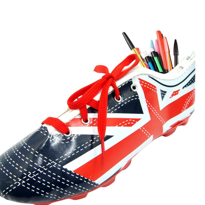 Elgate Union Jack Football Boot Pencil Case
