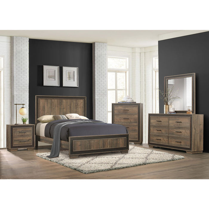 Ellendale - Mirror - Gray / Brown