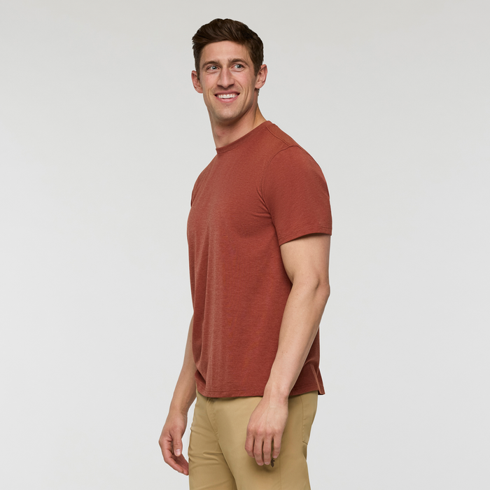 Empaca Crew T-Shirt - Men's, Nutmeg, Model Jackson