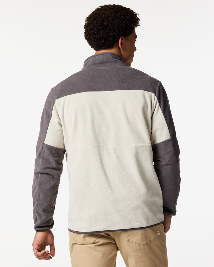 Encima Fleece Pullover - Men's, Cinder/Mineral, Model Luke