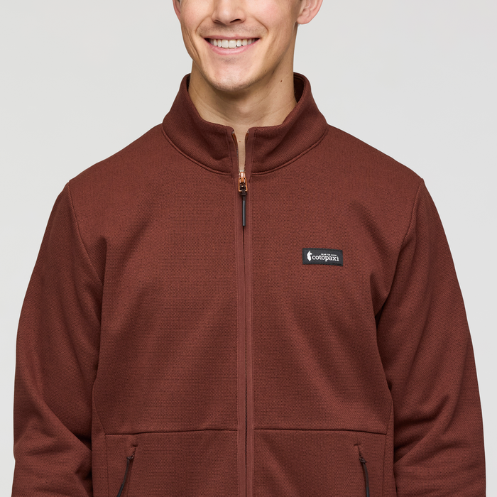 Envo Fleece Full-Zip Jacket - Men's, Heather Chestnut, Model Kellan