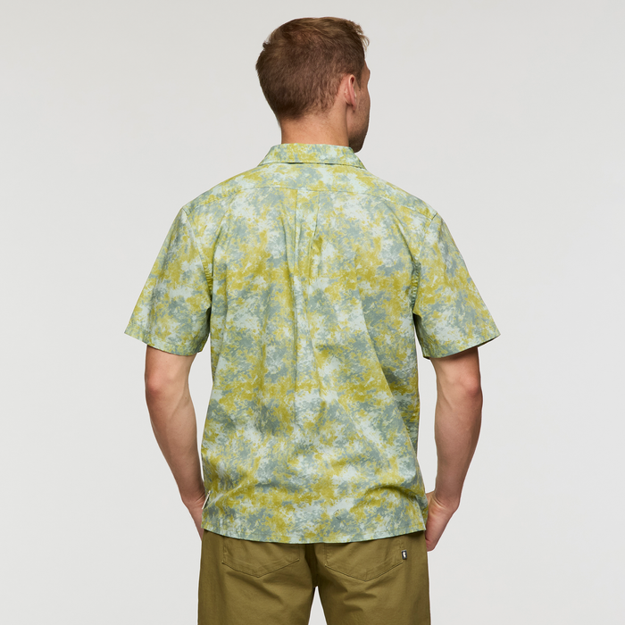 Estival Button Up Shirt - Print - Men's, Galactic Lemongrass, Model Maxwell