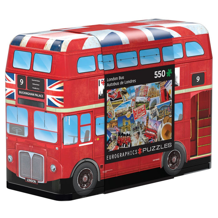 Eurographics London Double Decker Red Bus 550 Pieces Puzzle (Tin) product image