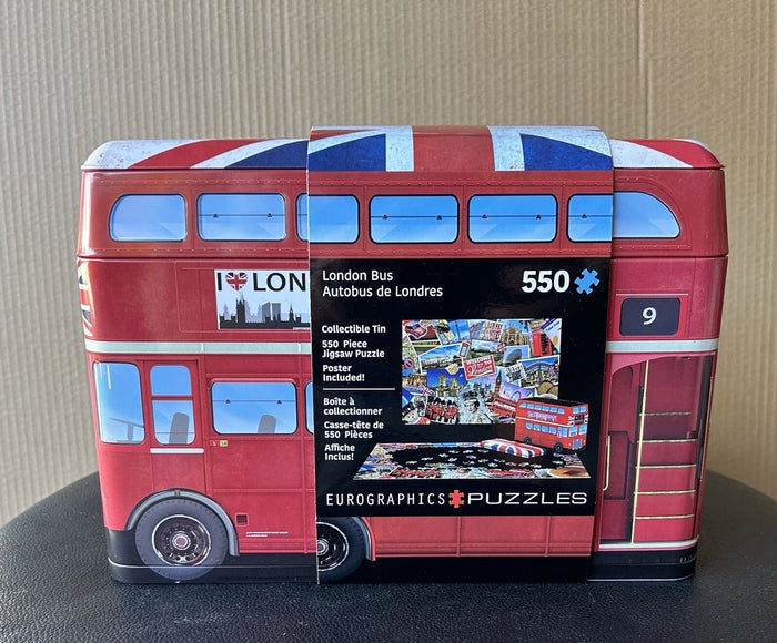 Eurographics London Double Decker Red Bus 550 Pieces Puzzle (Tin)
