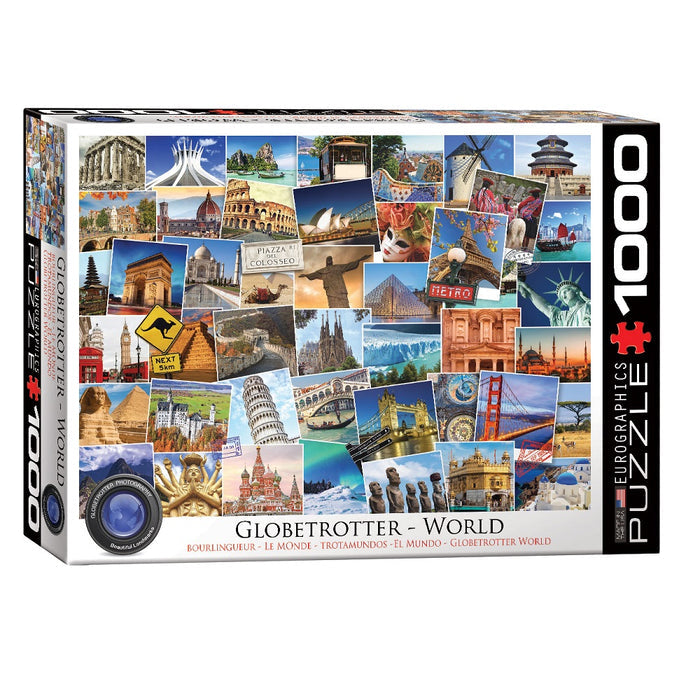 EuroGraphics The World Globetrotter Collection 1000 Piece Puzzle product image