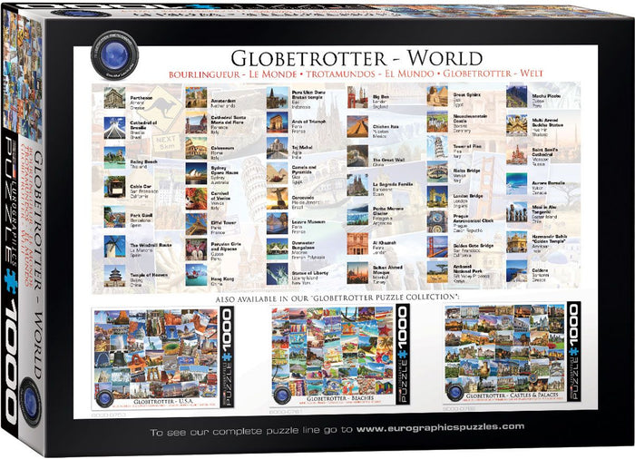 EuroGraphics The World Globetrotter Collection 1000 Piece Puzzle