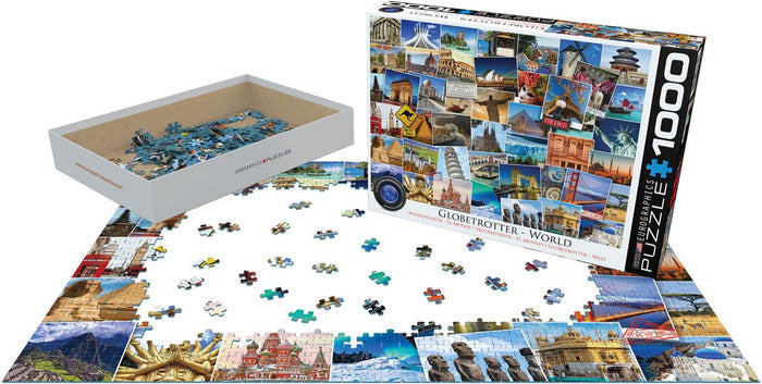 EuroGraphics The World Globetrotter Collection 1000 Piece Puzzle