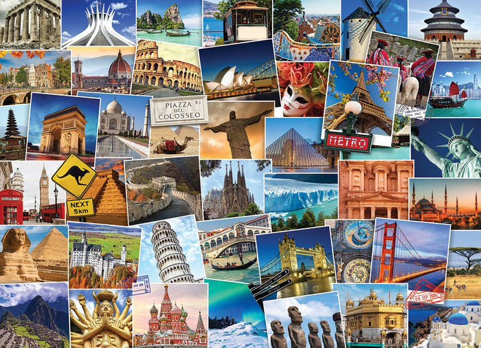 EuroGraphics The World Globetrotter Collection 1000 Piece Puzzle