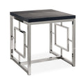 Ezra - 24" End Table - Chrome