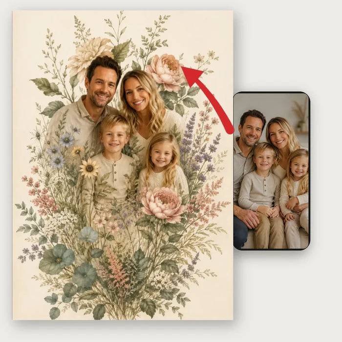 Family Garden - Personalized Poster