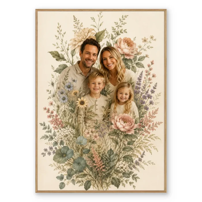 Family Garden - Personalized Poster