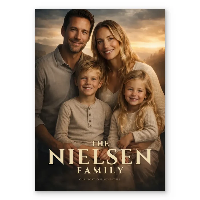 Family Movie Poster - Personalized Poster