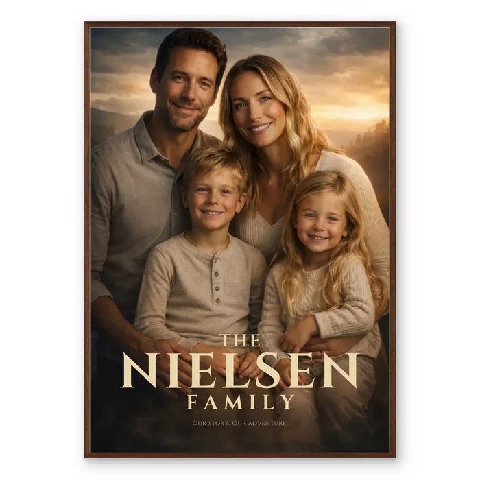 Family Movie Poster - Personalized Poster
