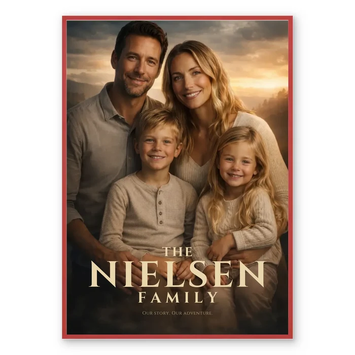 Family Movie Poster - Personalized Poster
