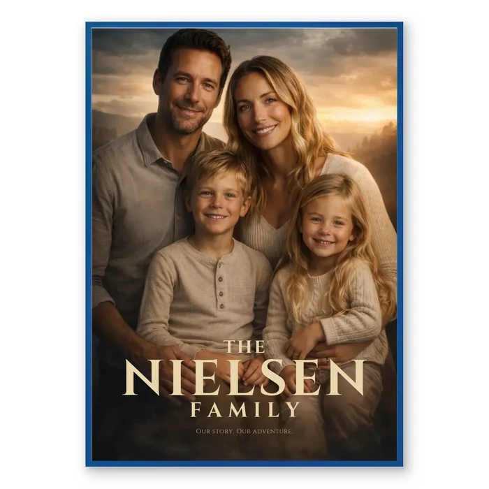 Family Movie Poster - Personalized Poster