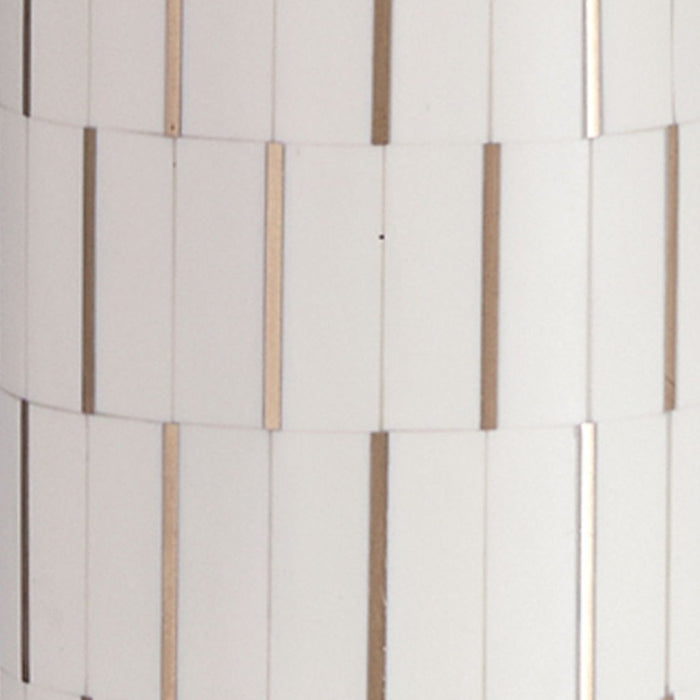 Faridworth - Poly Table Lamp - White / Gold Finish