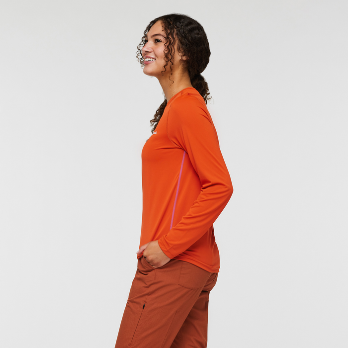 Fino Long-Sleeve Tech Tee - Women's, Canyon, Model London