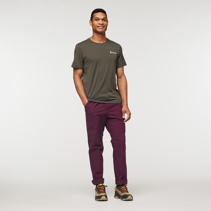 Fino Tech Tee - Men's, Iron, Model Jason