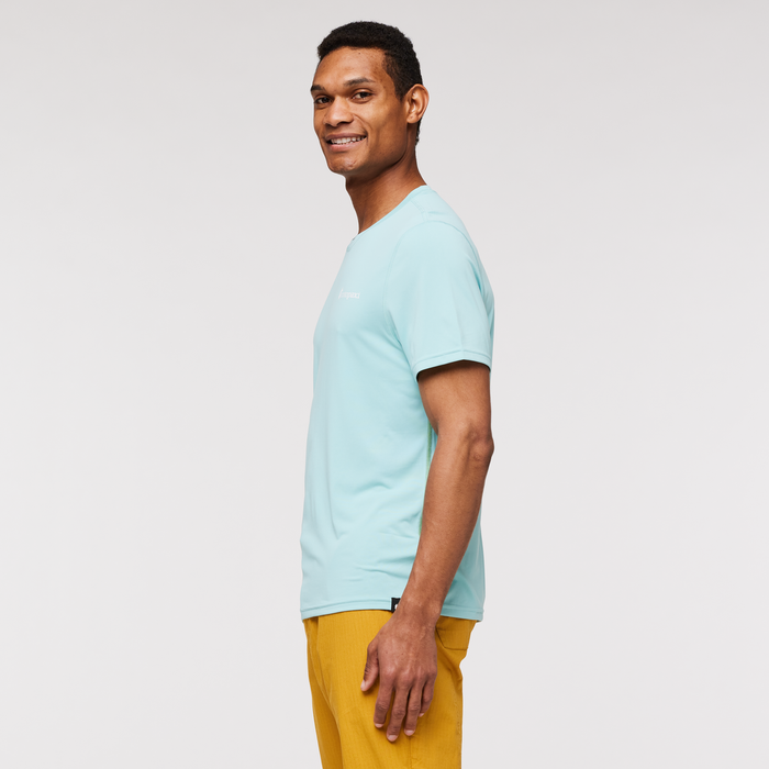 Fino Tech Tee - Men's, Sea Glass, Model Jason