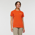 Fino Tech Tee - Women's, Canyon, Model London
