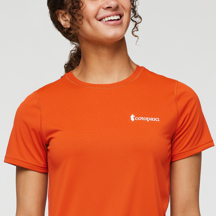 Fino Tech Tee - Women's, Canyon, Model London
