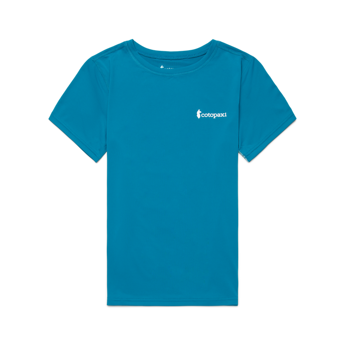 Fino Tech Tee - Women's, Gulf, Detail