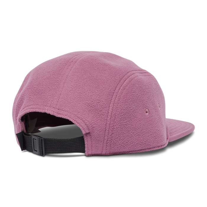 Fleece 5-Panel Hat, Jam/Fig, Detail