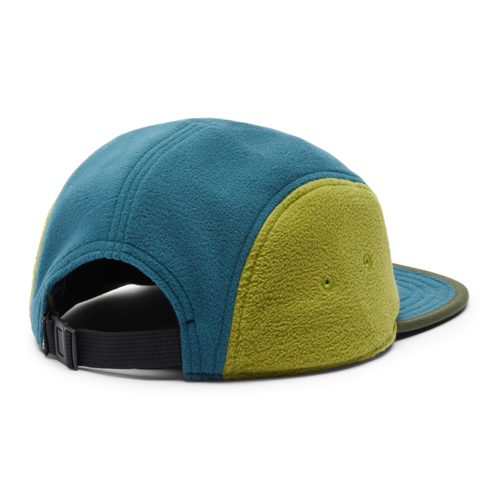 Fleece 5-Panel Hat, Woods/Abyss, Detail