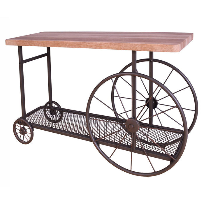 Oak & Antique Gray / Sofa Tables