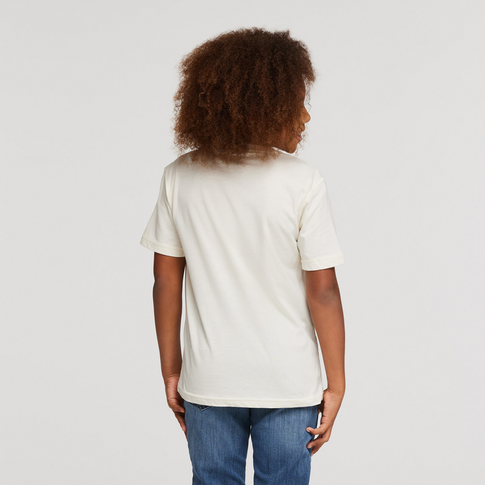 Friends with Nature Organic T-Shirt - Kids', Bone, Model Isaiah