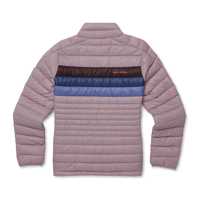 Fuego Down Jacket - Women's, Quartz Stripes, Model Charlie