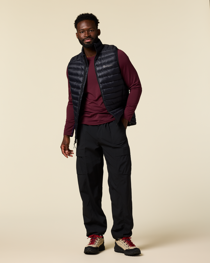 Fuego Down Vest - Men's, Cotopaxi Black, Model Kirk