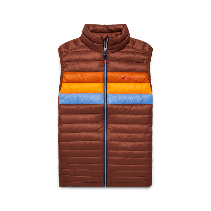 Fuego Down Vest - Men's, Acorn Stripes, Model Munther