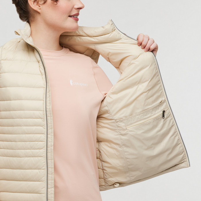 Fuego Down Vest - Women's, Cotopaxi Cream, Model Courtney